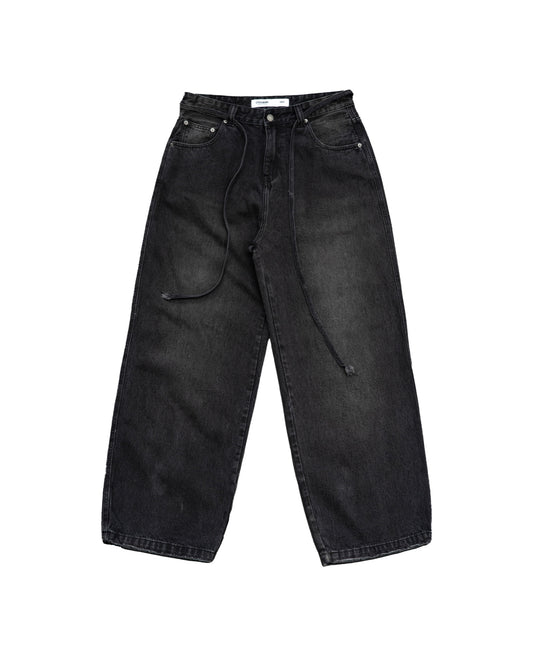 SSMA SD'S23 BAGGY JEANS - WASHED BLACK