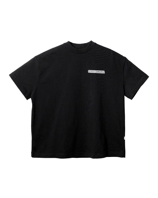 SSMA ベーシックTシャツ - オーバーサイズ - ブラック