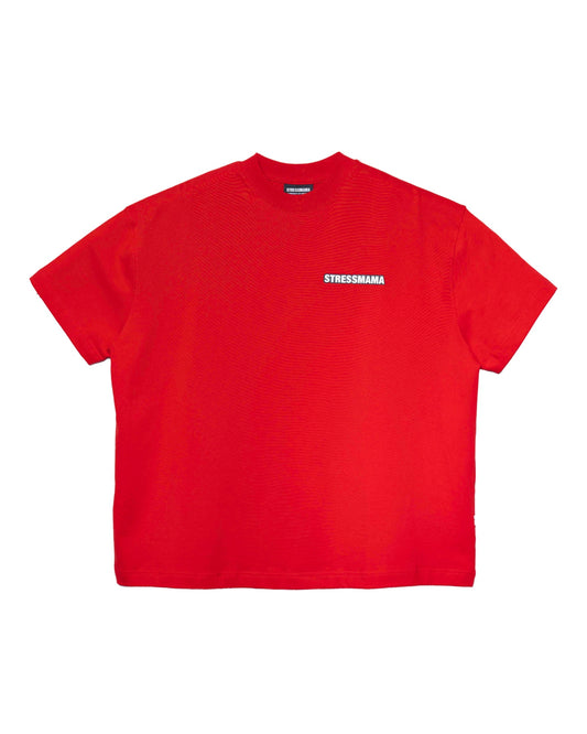 SSMA ベーシックTシャツ - オーバーサイズ - レッド
