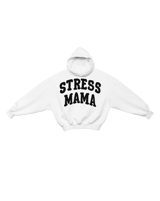 SSMA EMBROIDERY HOODIE - WHITE