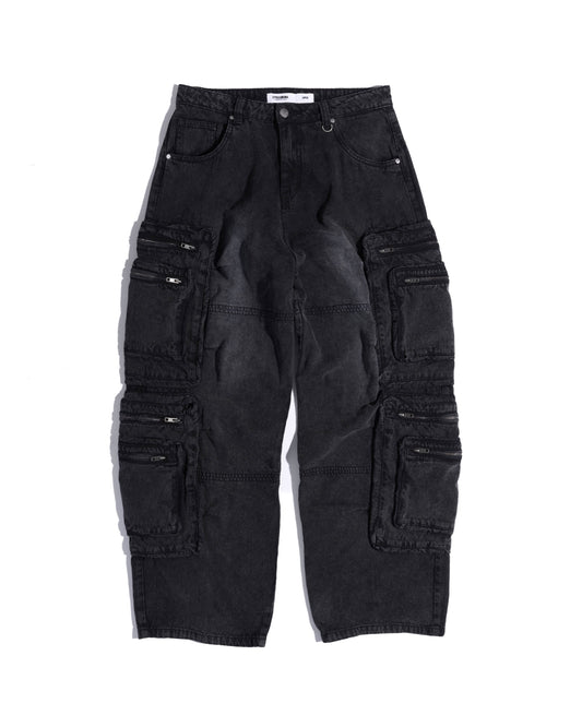 SS24 CARGO JEANS - WASHED BLACK - WASHED BLACK