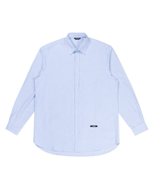 Levents® Classic Striped Long Sleeve Shirt/ Light Blue