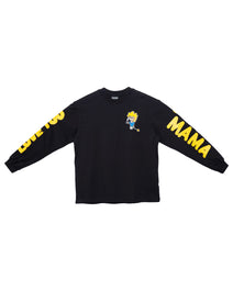 STRESSMAMA LOVE YOU LONGSLEEVE  - BLACK