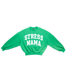 SSMA EMBROIDERY SWEATER  - GREEN