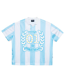 SSMA 01 MESH T-SHIRT  - BLUE