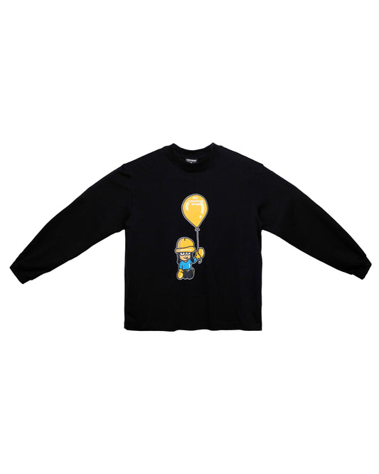 SSMA "LITTLE CHUBBIE" LONGSLEEVE - BLACK