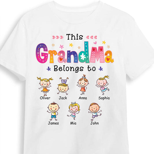 Personalized This Grandma Belongs To T Shirt - Hoodie - Sweatshirt AG204 30O28