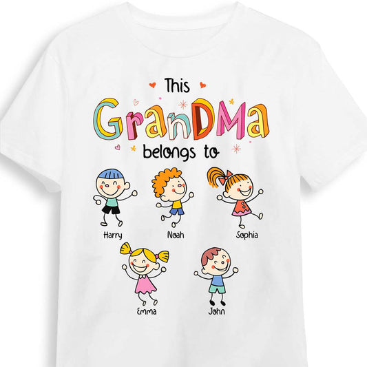 Personalized This Grandma Belongs To Shirt - Hoodie - Sweatshirt 23576