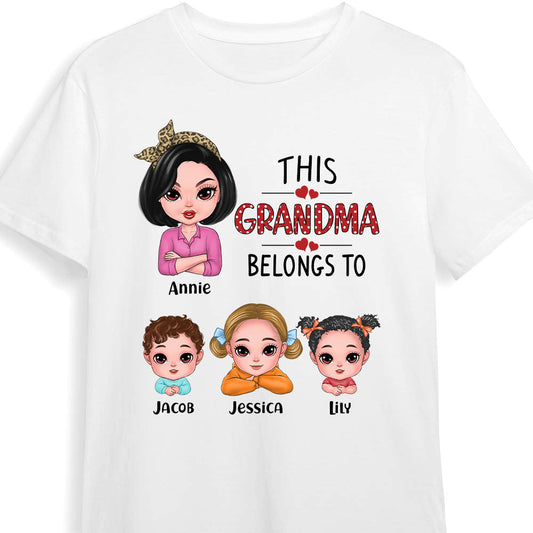 Personalized This Grandma Belongs To Shirt - Hoodie - Sweatshirt 23755