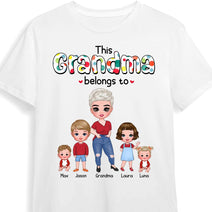 Personalized This Grandma Belongs To Shirt - Hoodie - Sweatshirt 23855