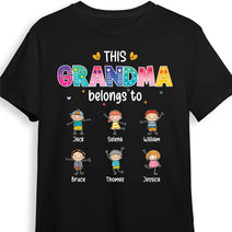 Personalized This Grandma Belongs To Shirt - Hoodie - Sweatshirt 24066