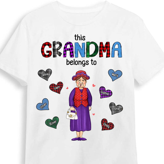 Personalized This Grandma Belongs To Shirt - Hoodie - Sweatshirt 24428