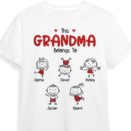 Personalized This Grandma Belongs To Shirt - Hoodie - Sweatshirt 30553