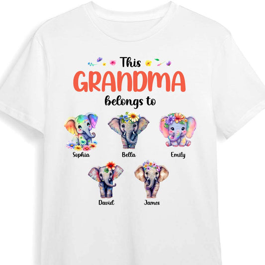 Personalized This Grandma Belongs To Shirt - Hoodie - Sweatshirt 25398