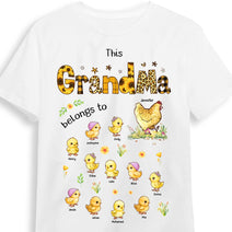 Personalized Shirt Chicken This Grandma Belongs To Birthday Gift For Nana, Grandma, Mom Shirt - Hoodie - Sweatshirt 27204