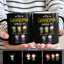 Personalized Grandma Belongs To Mug MY111 81O34