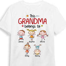 Personalized Gift For This Grandma Belongs To Shirt - Hoodie - Sweatshirt 30533