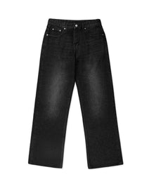 Levents® Classic Wash Straight Jeans/ Black